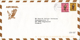 UAE Dubai Air Mail Cover Sent To Denmark Al Ain 19-6-2003 Topic Stamps - Dubai