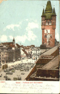 10578622 Basel BS Basel Rathaus Marktplatz X 1908 Basel - Other & Unclassified