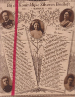 Zilveren Bruiloft Koninklijke Familie - Orig. Knipsel Coupure Tijdschrift Magazine - 1926 - Unclassified