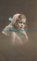 R113976 Old Postcard. Little Girl. Alfred. Alpha - Monde