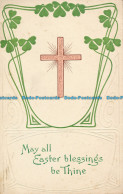 R113978 Greeting Postcard. My All Easter Blessings Be Thine. Max Ettlinger. The - Monde