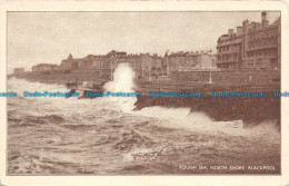 R114520 Rough Sea. North Shore. Blackpool - Monde