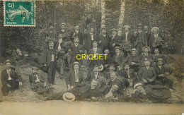 Dépt.78, Forêt De Rambouillet, Carte Photo Groupe D'hommes En Excursion Cueillette De Muguet, 1910 - Rambouillet