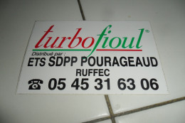 AUTOCOLLANT  PUB  A 0.50C PIECE A PRIX FIXE - Aufkleber