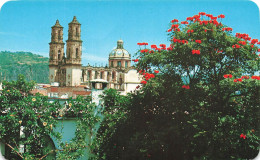 MEXIQUE - The Santa Prisca Chruch Dominates The XVIIIth Century Style Town - Colorisé - Carte Postale - México