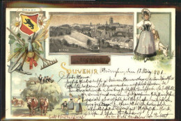 10578498 Bern BE Bern Suchard Wappen Tracht X 1900 Bern - Autres & Non Classés