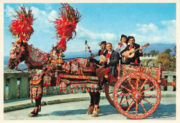 FOLKORE - Costumes - Carreto Siciliano - Animé - Carte Postale Ancienne - Costumes