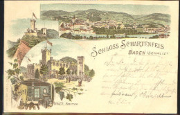10578464 Baden AG Baden Schloss Schartenfels X 1897 Baden - Other & Unclassified