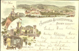 10578446 Baden AG Baden Schloss Schartenfels X 1897 Baden - Other & Unclassified