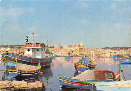 MALTE - The Fishing Village Of M'Xlokk - Colorisé - Carte Postale - Malte