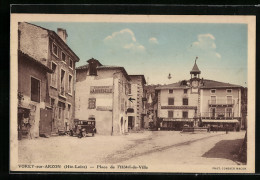 CPA Vorey-sur-Arzon, Place De L`Hotel-de-Ville  - Other & Unclassified