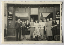 Photographie Ancienne 1946 Avec Personnages - Bar Du Centre à Metz (place De La Cathédrale) - Denis Perrin - Plaatsen