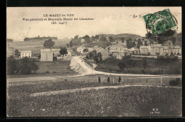 CPA Le Mazet St Voy, Vue Gènèrale Et Nouvelle Route Du Chambon  - Other & Unclassified