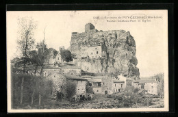 CPA Ceyssac, Rocher Chateau-Fort  - Other & Unclassified