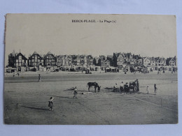 CP 62 - BERCK PLAGE - La Plage - Berck