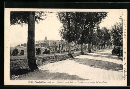 CPA Pinols, Entrèe Par La Route De Saint Flour  - Sonstige & Ohne Zuordnung