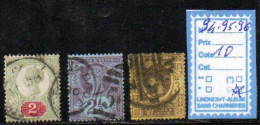 Victoria - N° 91-92-93 - Used Stamps