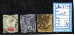 Victoria - N° 94-95-96 - Used Stamps