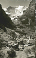 10578285 Grindelwald Grindelwald Fiescherhoerner Schule Kirche X 1941 Grindelwal - Autres & Non Classés