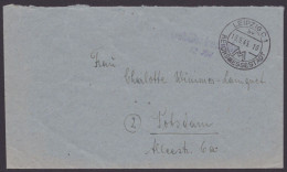 "Gebühr Bezahlt", L2 "12 Rpf.", "Leipzig", 10.9.45, Bedarfsbrief - Storia Postale
