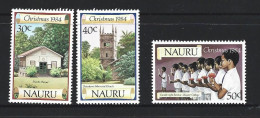 Nauru 1984 Christmas Set Of 3 MNH - Nauru