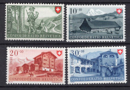 T3790 - SWITZERLAND Yv N°457/60 ** Pro Patria Fete Nationale - Unused Stamps
