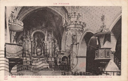 ESPAGNE - Los Pirineos - Cerdana Espagnola - Intérieur De L'église - Carte Postale Ancienne - Gerona