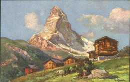 10577995 Winkelmatten Winkelmatten Bei Zermatt KuenstlerG. Djaneli O 1920 Zermat - Andere & Zonder Classificatie