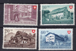 T3794 - SWITZERLAND Yv N°477/80 ** Pro Patria Fete Nationale - Unused Stamps