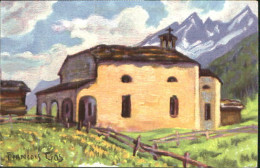 10577987 Mischabel Mischabel Bei Zermatt Kapelle KuenstlerFiancors Gos X 1955 Mi - Sonstige & Ohne Zuordnung