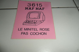 AUTOCOLLANT  PUB  A 0.50C PIECE A PRIX FIXE - Stickers