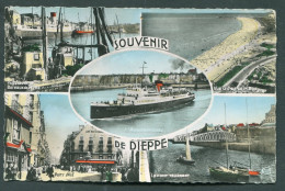 76 - DIEPPE - Souvenir De DIEPPE - CPSM Multivues - 1952 - Dieppe