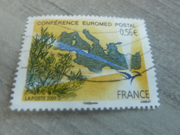 Conférence Euromed Postal - 0.56 € - Yt 4422 - Multicolore - Oblitéré - Année 2009 - - Gebraucht