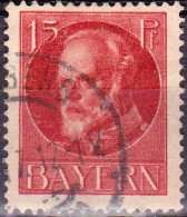 1916 - 1920 - ALEMANIA - BAVIERA - LUIS III - YVERT 114 - Oblitérés