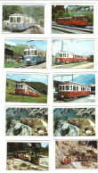 Image Vignette Auto - Collection La Vie Du Rail -l'histoire Des Chemins De Fer -240-244-246-248-250-251-254-254-255-257 - Autres & Non Classés