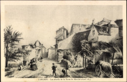 Artiste CPA Langres Haute Marne, Les Abords De La Porte Du Marché Avant 1853 - Other & Unclassified