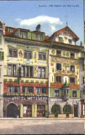 10577794 Luzern LU Luzern Markt Hotel Ungelaufen Ca. 1920 Luzern - Altri & Non Classificati