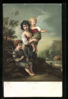 Künstler-AK Stengel & Co. Nr. 29948: Rustic Children, Drei Kinder  - Otros & Sin Clasificación