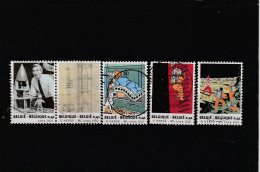 3249/3253 Tintin On De Moon/Kuifke Op De Maan Oblit/gestp - Used Stamps