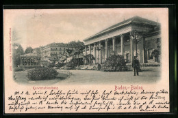 Relief-AK Baden-Baden, Konversationshaus Mit Pavillon  - Autres & Non Classés