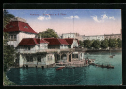 AK Hamburg-St.Georg, Bootshaus An Der Alster  - Mitte