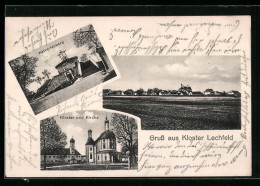 AK Lechfeld, Blick Auf Kloster Und Kirche, Kalvarienberg, Gesamtansicht  - Altri & Non Classificati