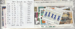 Lot Timbres France Sous-faciale, 656.20 Francs (val Min 2 F) :100€, 50% De Remise : 50€ PORT RECOMMANDE OFFERT - Unused Stamps