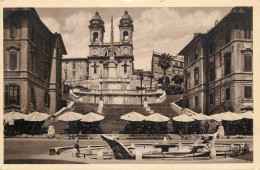 Postcard Italy Rome Church Of Trinita Dei Monti - Autres Monuments, édifices