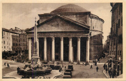 Postcard Italy Rome Pantheon - Autres Monuments, édifices