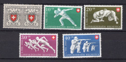 T3799 - SWITZERLAND Yv N°497/501 ** Pro Patria Fete Nationale - Unused Stamps