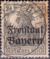 1919 - ALEMANIA - BAVIERA - GERMANIA - YVERT 136 - Oblitérés