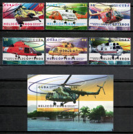 Cuba 2017 / Helicopters Aviation MNH Aviación Helicópteros Helicopters Luftfahrt / Cu20027  C4-7 - Elicotteri