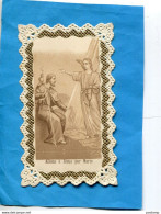 Image Religieuse-  Finement Dentelée Canivée  Mécanique "" Allons à Jésus-année 1911 - Andachtsbilder