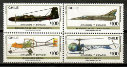 Chile 1993 / Aviation Airplanes MNH Aviacion Aviones Luftfahrt / Cu10011  3-3 - Aviones
